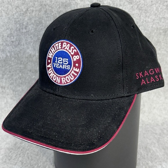 WP & YR Other - Alaska White Pass Yukon Route 125 Years Hat Cap black Skagway adjustable NWOT